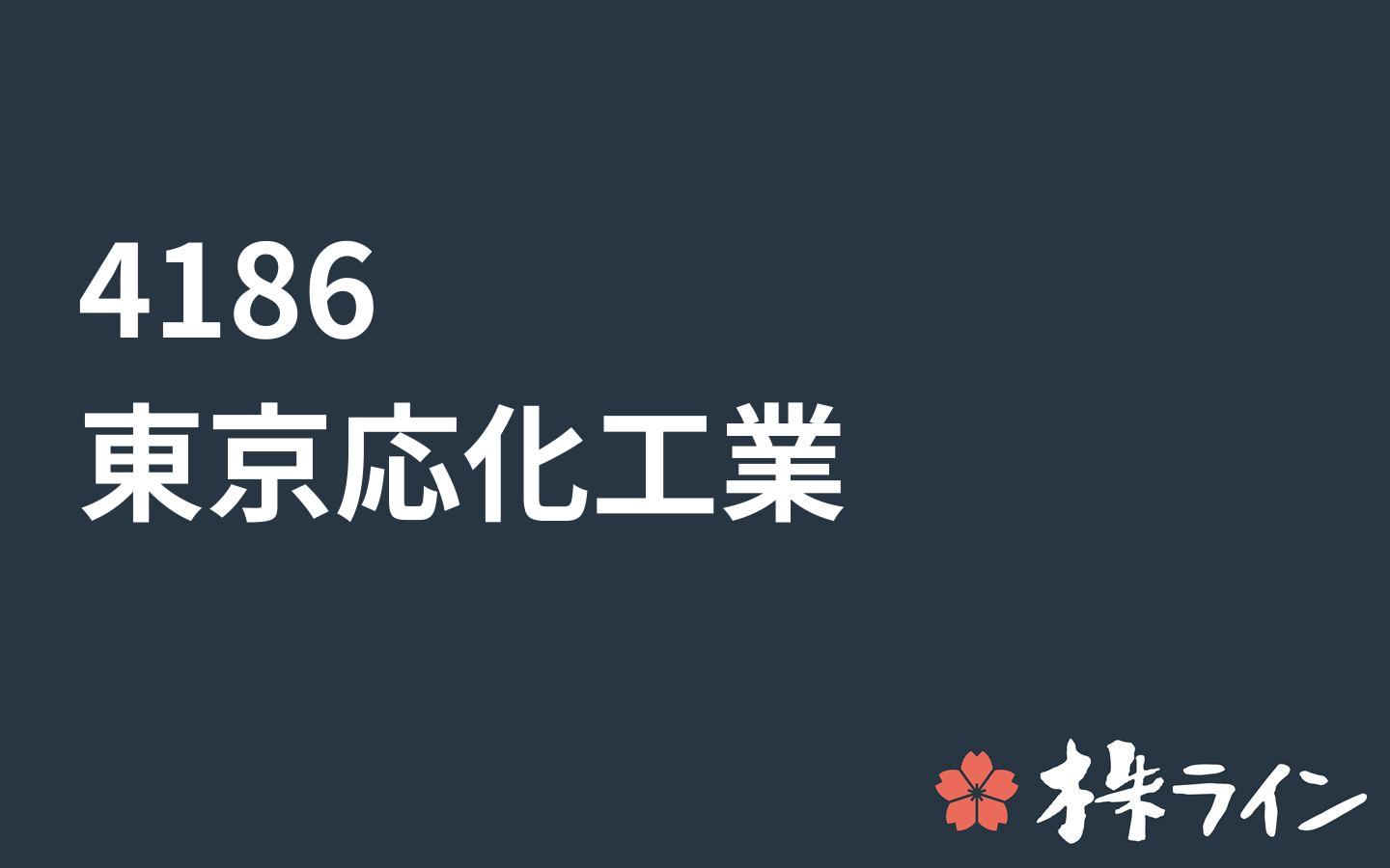 東京応化工業 4186 株価予想 ツイッター投資家のリアルタイム売買 株ライン