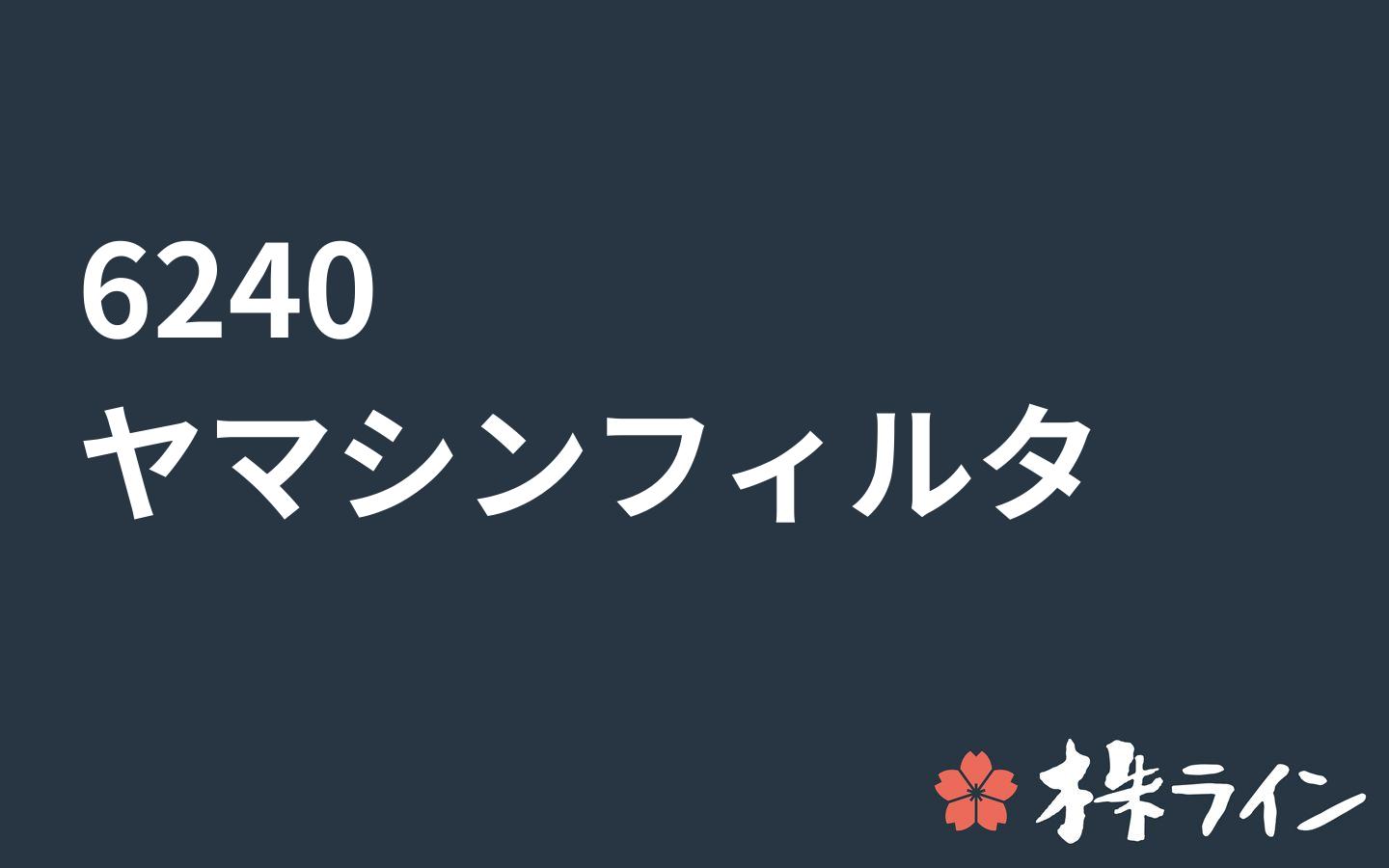 ヤマシンフィルタ≪6240≫株価予想 ツイッター投資家のリアルタイム