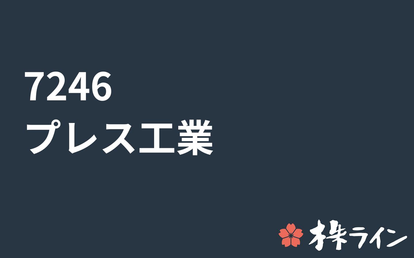 プレス工業 7246 株価予想 ツイッター投資家のリアルタイム売買 株ライン